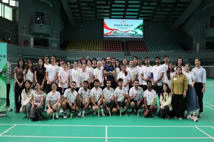 Friendly Badminton Match Marks 75 Years of China-Pakistan Diplomatic Relations image